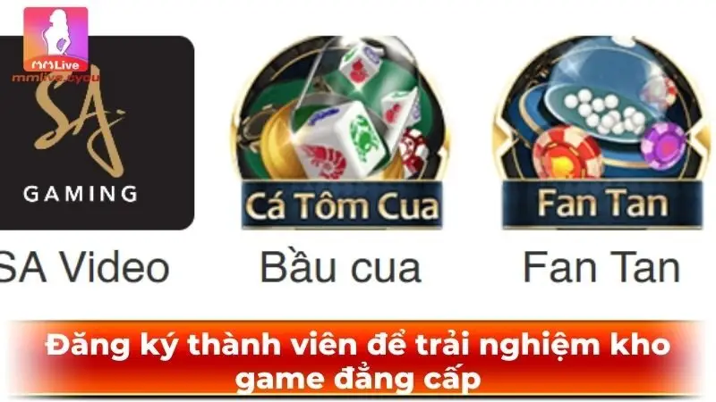 Đăng ký thành viên để trải nghiệm kho game đẳng cấp